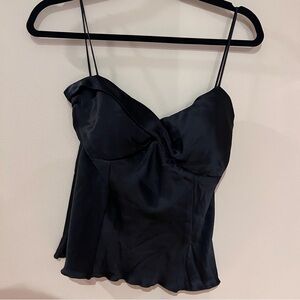 Dina Bar-el Y2K Black Tank Top